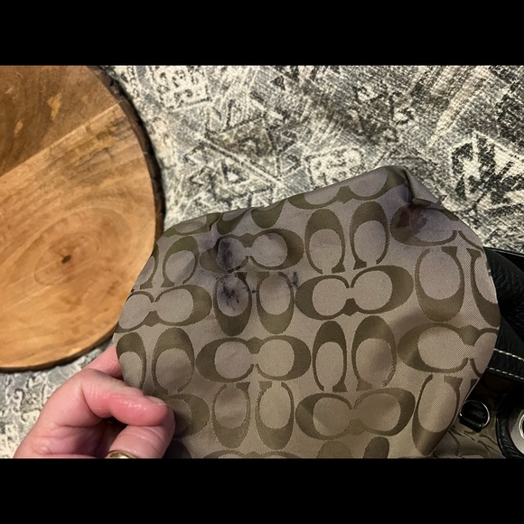 Coach Black Pebble Leather Hobo - Picture 8 of 13